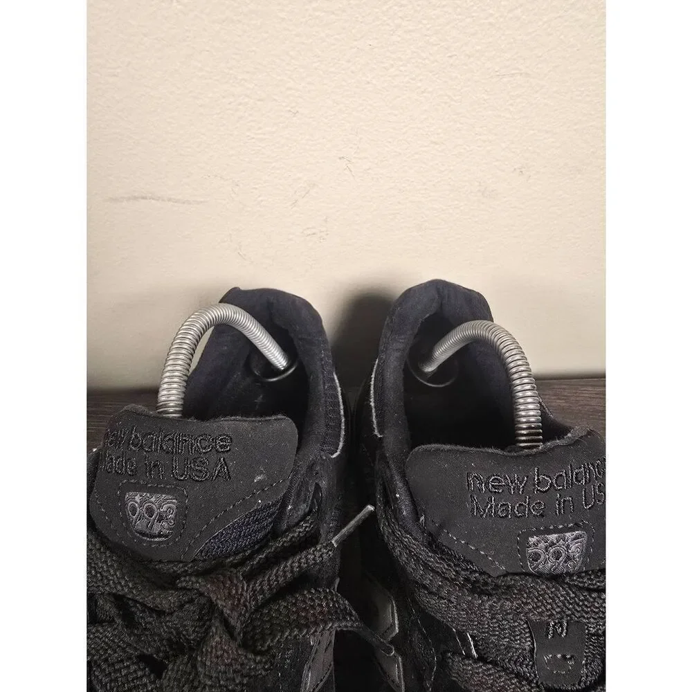 New Balance WR993TB Triple Black Limited Edition Made In USA Women's Size 9